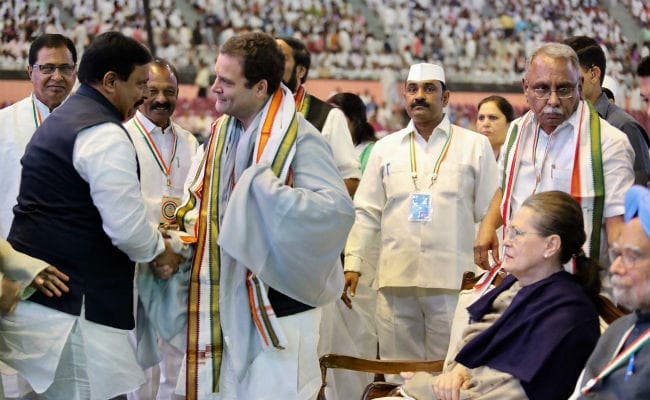 कांग्रेस महाधिवेशन दूसरा दिन : राहुल के साथ ''प्रियंका गांधी जिन्दाबाद'' के लगे नारे