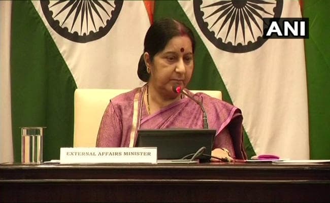 इराक में मारे गये लोगों में बिहार के एक व्यक्ति की पुष्टि बाकी : सुषमा स्वराज