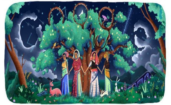 Chipko Movement पर गूगल का डूडल : जानें क्या है चिपको आंदोलन? लोग क्यों चिपक जाते थे पेड़ों से...!