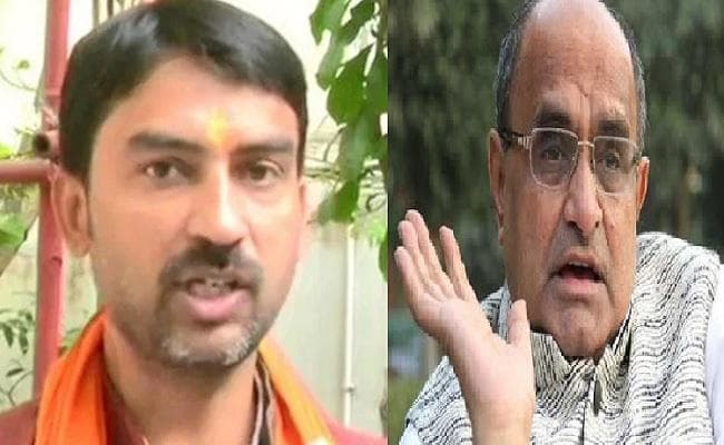 भाजपा नेता अर्जित शाश्वत के पास दो रास्ते, सरेंडर करें या गिरफ्तारी दें : केसी त्यागी