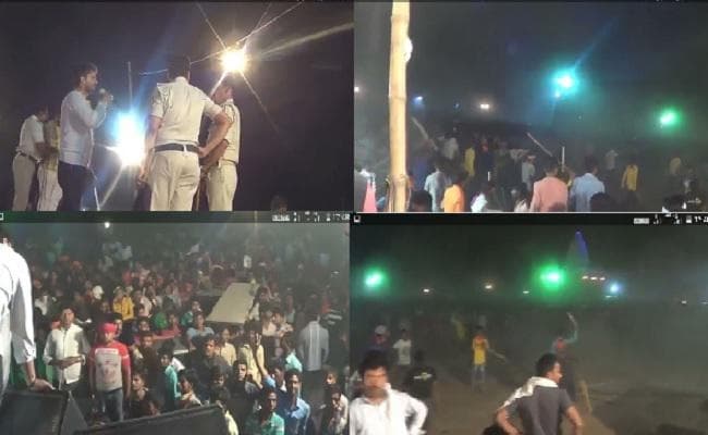 खेसारी लाल के कार्यक्रम में हंगामा, चलीं लाठियां, मंच के नजदीक आकर सेल्फी लेने को हुआ विवाद