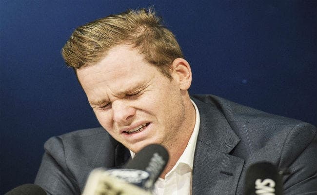 फूट-फूटकर रोये स्‍टीव स्मिथ, नम आंखों से गलती के लिए मांगी क्षमा, देखें VIDEO