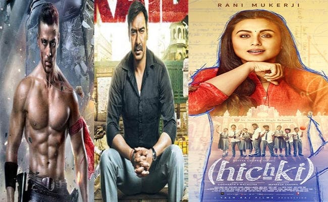 Box Office पर रानी की ''हिचकी'' और अजय की ''रेड'' का कलेक्शन दमदार, टाइगर की ''बागी 2'' बिगाड़ पायेगी बिजनेस...?