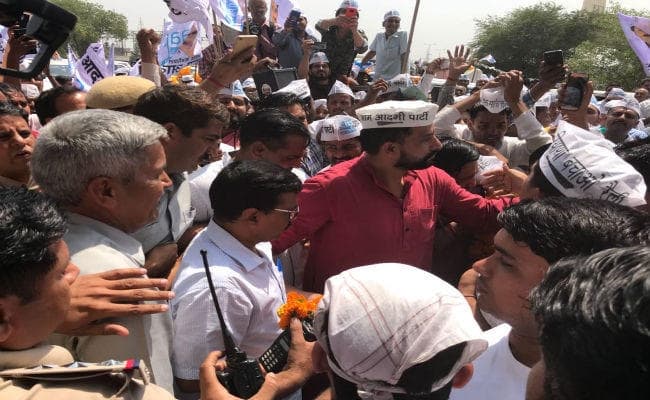 विधानसभा चुनावों के मद्देनजर केजरीवाल ने हरियाणा में किया रोड शो