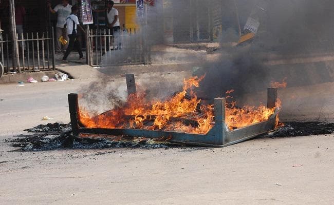 भारत बंद का बिहार के लखीसराय में दिखा व्यापक असर