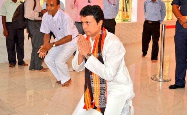 बोले बिप्लब देब- महाभारत काल में होता था भारत में इंटरनेट का इस्तेमाल