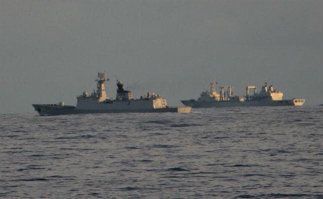 हिंद महासागर में चीनी युद्धपोत को देख भारतीय नेवी ने किया ट्वीट- 24 घंटे हैं तैयार...