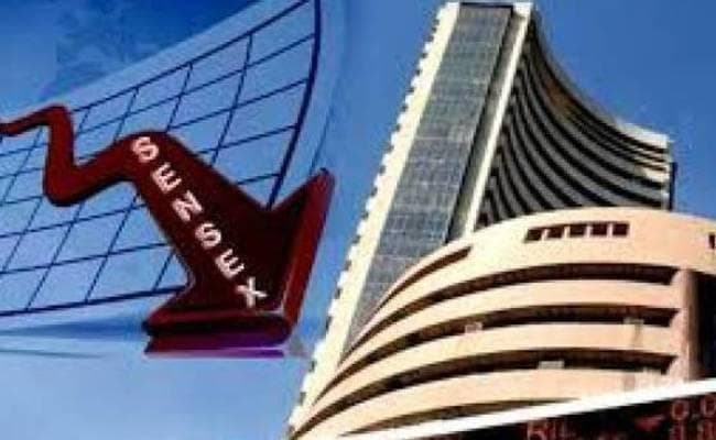 शेयर बाजारों में नौ दिन की तेजी पर ब्रेक, सेंसेक्स और निफ्टी नीचे आये