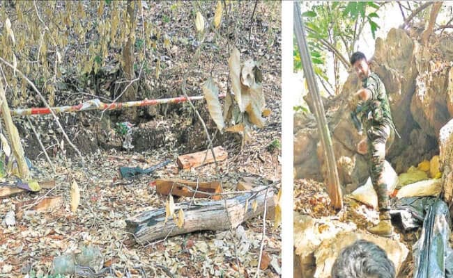 झारखंड : 1 दर्जन नक्सली कैंप ध्वस्त, बोरोई पहाड़ी पर फोर्स का कब्जा, 50 लैंडमाइन व हथियार समेत दो धराये