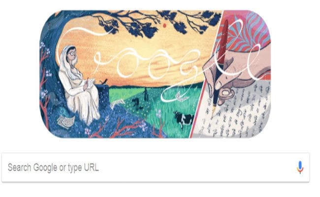 साहित्यकार महादेवी वर्मा को गूगल ने डूडल बनाकर यूं किया याद
