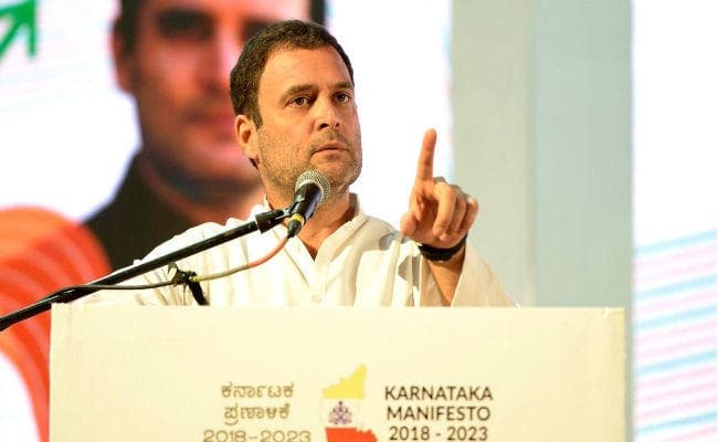 कर्नाटक चुनाव : राहुल गांधी ने जारी किया कांग्रेस का घोषणापत्र, बोले- पिछले घोषणापत्र के 95% काम पूरे किये