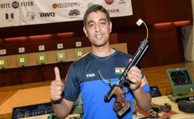 शाहजार रिजवी 10 मीटर एयर पिस्टल रैंकिंग में टॉप पर