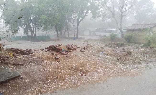 IN PICS : बर्फबारी से फसल बर्बाद, आंधी-बारिश से जगह-जगह पेड़ गिरे, सड़कें जाम, उजड़ गयी दुकान