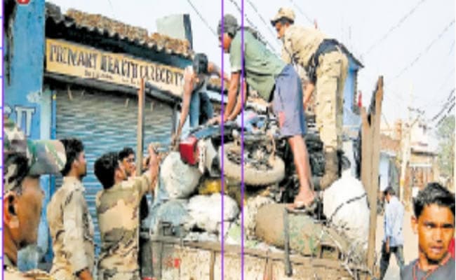 मटकुरिया और धनसार से भारी मात्रा में अवैध कोयला-लोहा जब्त