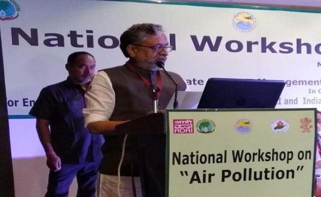 पटना में वायु प्रदूषण की स्थिति उतनी खराब नहीं, जितनी WHO की रिपोर्ट में बतायी जा रही है : सुशील मोदी