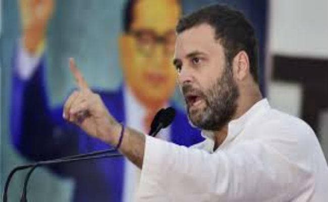 राहुल ने साधा पीएम मोदी पर निशाना कहा, चार सालों में एक बार भी पत्रकारों के सवालों  का सामना नहीं किया