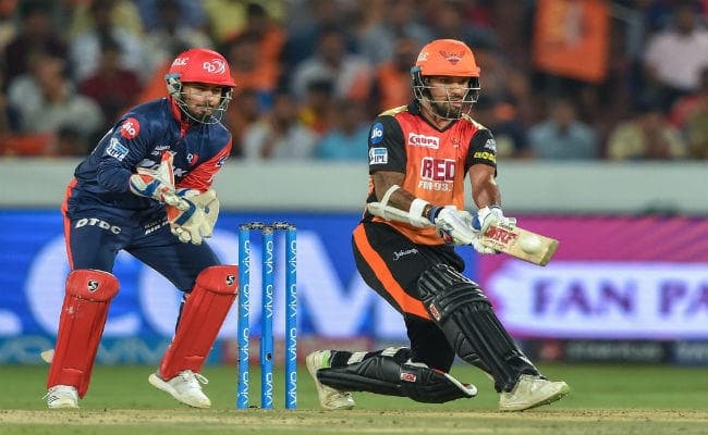 IPL 2018 : विलियमसन और शिखर ने सनराइजर्स को प्लेआफ में पहुंचाया, दिल्ली दौड़ से बाहर