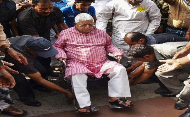 तीन दिन की पेरोल अवधि खत्म, रांची वापस लौटे लालू यादव