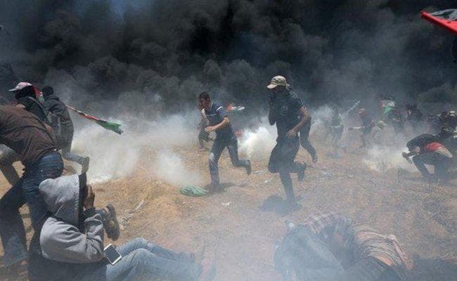 यरुशलम में अमेरिका दूतावास के विरोध में प्रदर्शन, इस्राइली सेना के साथ झड़प में 52 लोगों की मौत