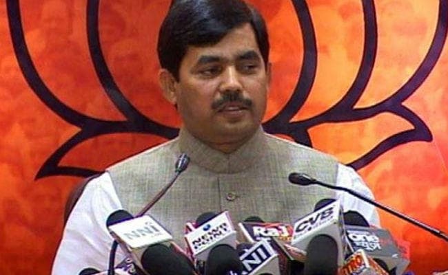 बिहार: ‘लोकतंत्र का गला घोंटने की आरोपित कांग्रेस प्रवचन न दे’ : शाहनवाज हुसैन