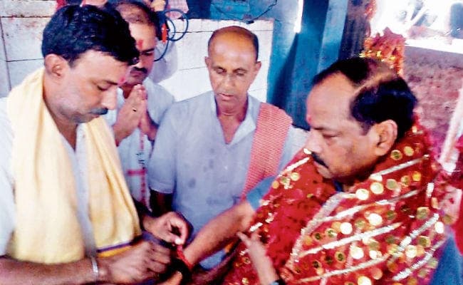 झारखंड : रजरप्पा में सीएम रघुवर दास ने कहा, पालकी ढोनेवाली पार्टी बन गयी है कांग्रेस