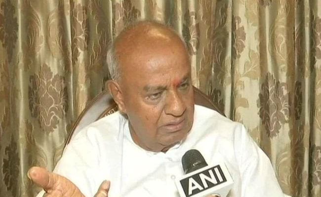 डीके शिवकुमार को मंत्री बनाए जाने के खिलाफ नहीं हूं : देवेगौड़ा