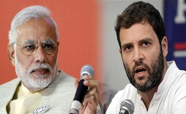 मोदी सरकार के चार साल : प्रधानमंत्री बोले - विकास अब आंदोलन, राहुल बोले - आप जुमलेबाज