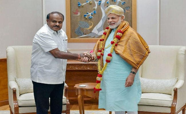 पीएम मोदी से मिलने के बाद कुमारास्‍वामी ने कहा, ....तो राजनीति से ले लेंगे संन्‍यास