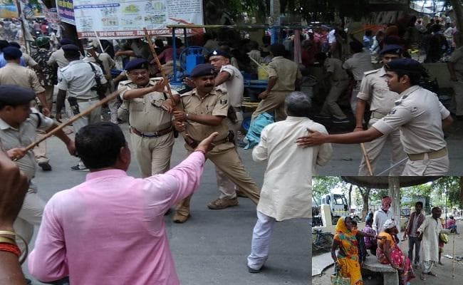 बिहार : कटिहार में आंदोलन कर रहे विस्थापितों पर पुलिस ने बरसायीं लाठियां, दर्जनों घायल