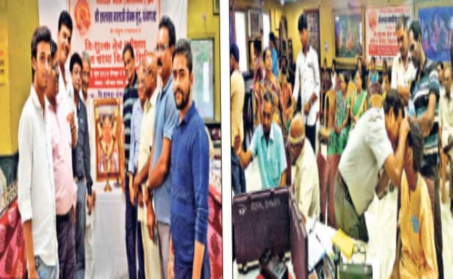 श्री सालासर बालाजी सेवक वृंद ने गोपाल भवन में लगाया नेत्र चिकित्सा शिविर