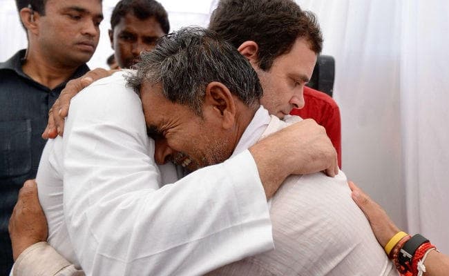 मंदसौर में बोले राहुल गांधी- अपनों को खोने का दर्द मैं जानता हूं, कांग्रेस की सरकार बनी तो न्‍याय होगा
