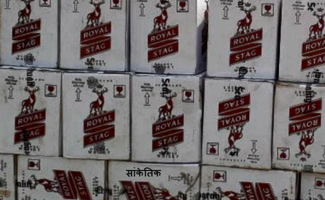 बिहार में अंगरेजी शराब के 550 कार्टन जब्त