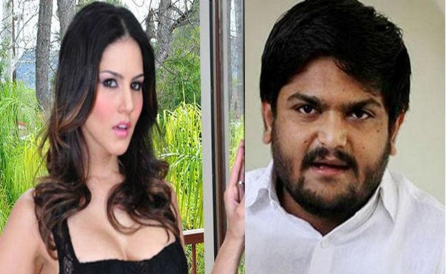 हार्दिक पटेल ने की नर्गिस, श्रीदेवी और माधुरी से सनी लियोनी की तुलना