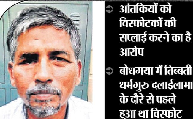 बोधगया विस्फोट मामला : जमात-उल-मुजाहिद्दीन बांग्लादेश आतंकियों का मददगार गिरफ्तार