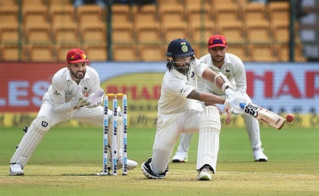 India vs Afghanistan Test : धवन और मुरली का शतक, पहले दिन भारत का स्‍कोर 6 विकेट पर 347 रन