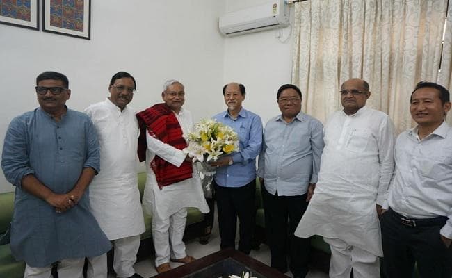 नीतीश कुमार से नागालैंड के मुख्यमंत्री से दिल्ली में की मुलाकात