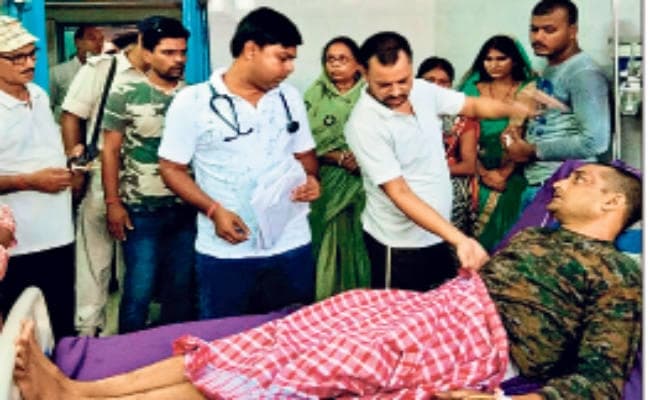 पुलिस जीप को ट्रक ने मारी जोरदार टक्कर एएसआइ समेत 6 जवान घायल, दो गंभीर