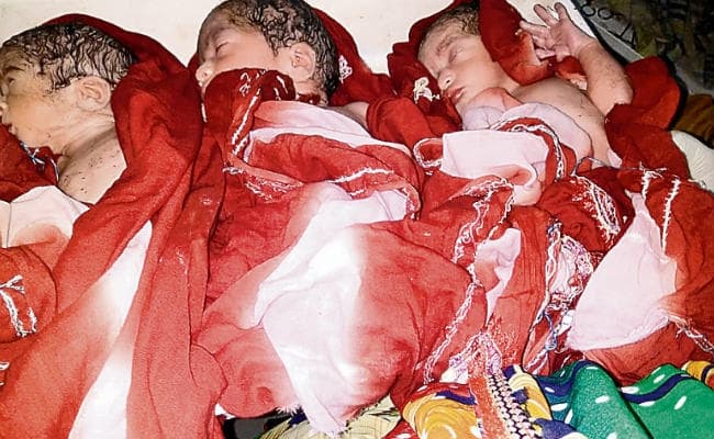 पटना : महिला ने एक साथ तीन बच्चियों को दिया जन्म