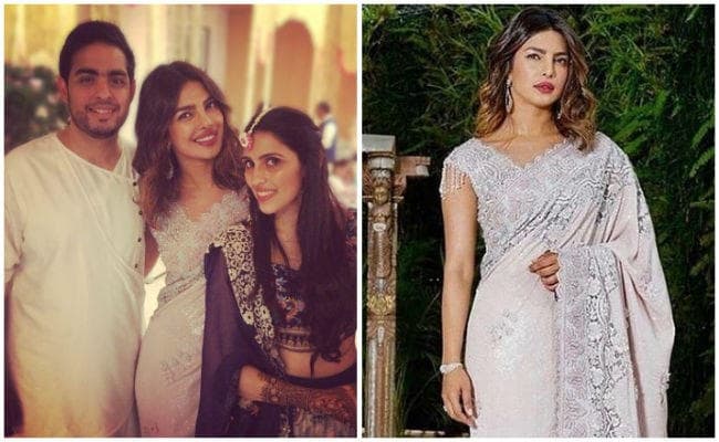 ब्वॉयफ्रेंड निक जोनस के साथ आकाश अंबानी की मेहंदी में पहुंचीं प्रियंका चोपड़ा