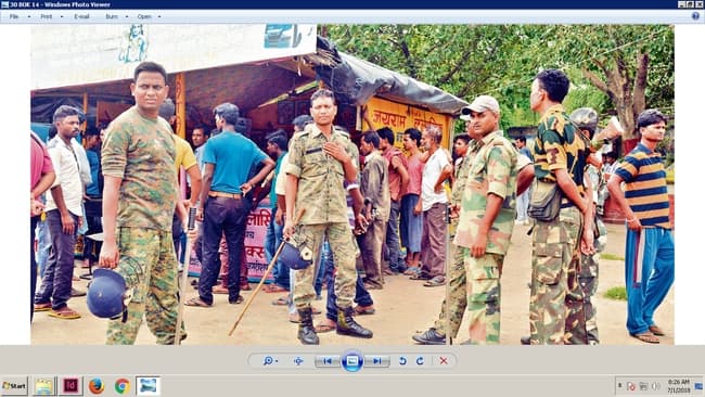 बस से गिरकर खलासी की मौत स्टैंड में परिजनों ने किया हंगामा