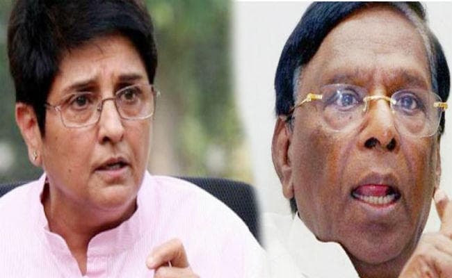 LG-केजरी जंग पर SC के फैसले के बाद पुडुचेरी में बेदी-नारायणसामी के बीच छिड़ी जुबानी जंग