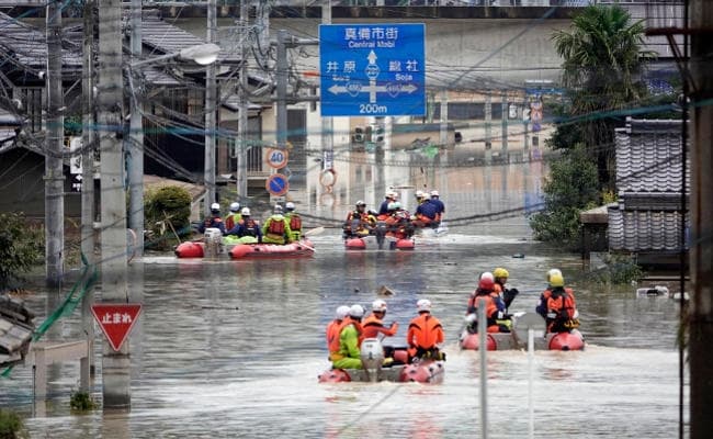 IN PICS : जापान में बाढ़ का कहर, 16 फीट तक चढ़ा पानी, 100 की मौत