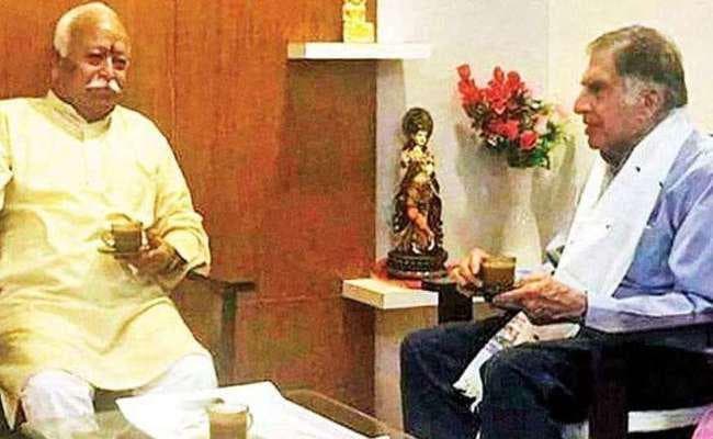 प्रणब दा के बाद अब रतन टाटा संघ प्रमुख के साथ साझा करेंगे मंच