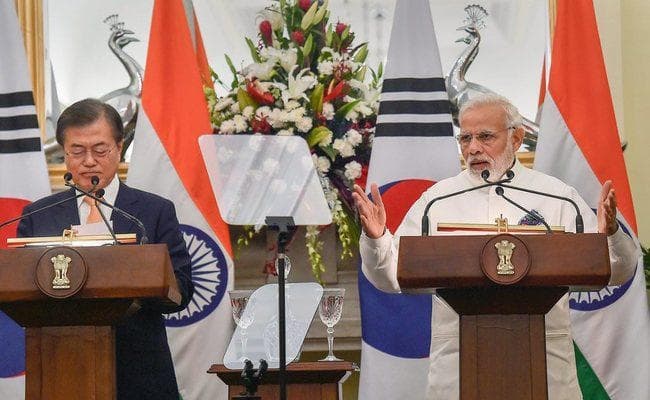 भारत की ''एक्ट ईस्ट पाॅलिसी'' और कोरिया गणराज्य की ''न्यू सदर्न स्ट्रेटजी'' में स्वाभाविक एकरसता : मोदी