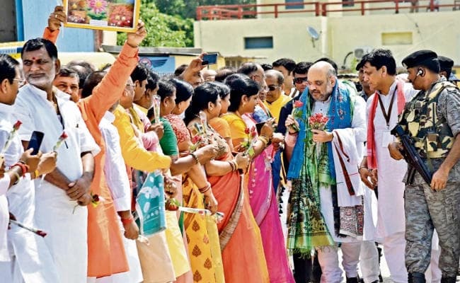 पाटलिपुत्र की धरती पर अमित शाह ने पढ़ा कौटिल्य का अर्थशास्त्र