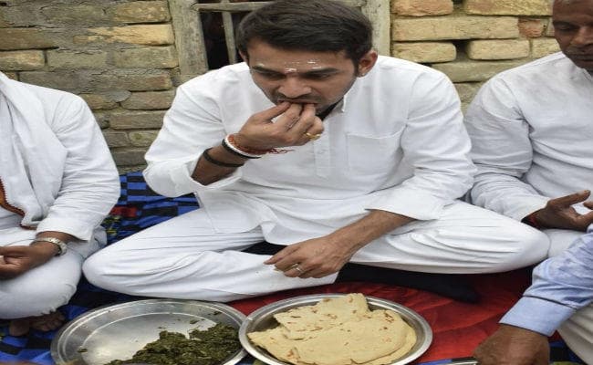 तेज प्रताप का फिर दिखा ''गंवई'' अंदाज