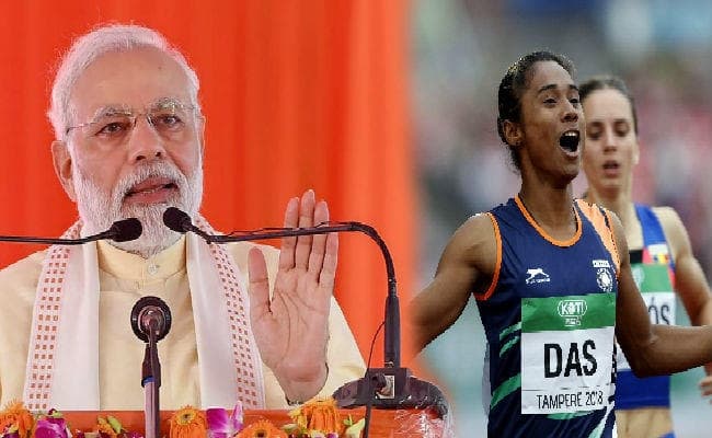 पीएम मोदी ने फिनलैंड में स्वर्ण जीतने वाली हिमा का किया गौरवगान