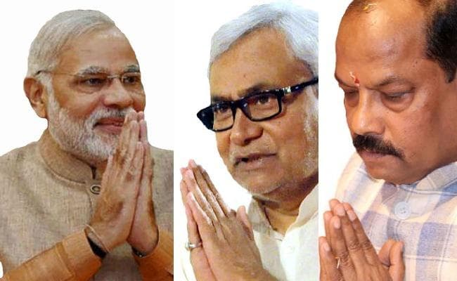 PM मोदी ने की बिहार-झारखंड के मुख्यमंत्रियों की तारीफ, कहा- सामान्य परिवार के नीतीश-रघुवर को जनता ने बनाया CM
