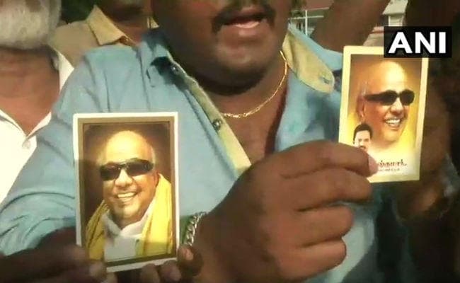 लो बीपी की शिकायत के बाद DMK प्रमुख करुणानिधि अस्‍पताल में भर्ती
