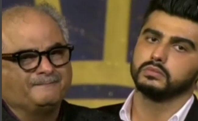 VIDEO: श्रीदेवी को याद कर रो पड़े बोनी कपूर, अर्जुन कपूर की आंखें हुई नम...